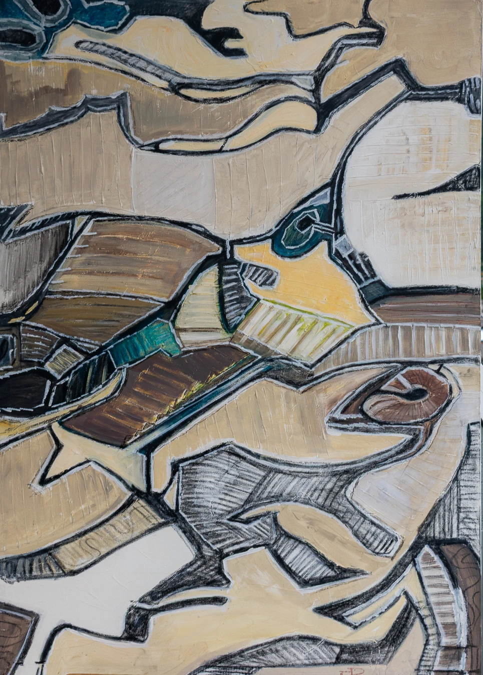 Quadro Campi 3 di Paola Momentè