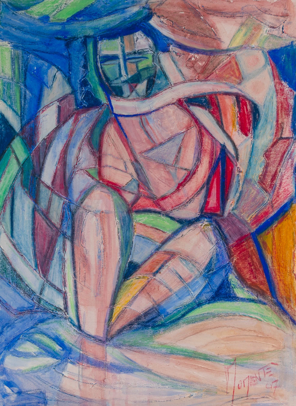 Quadro Donna Seduta di Paola Momentè