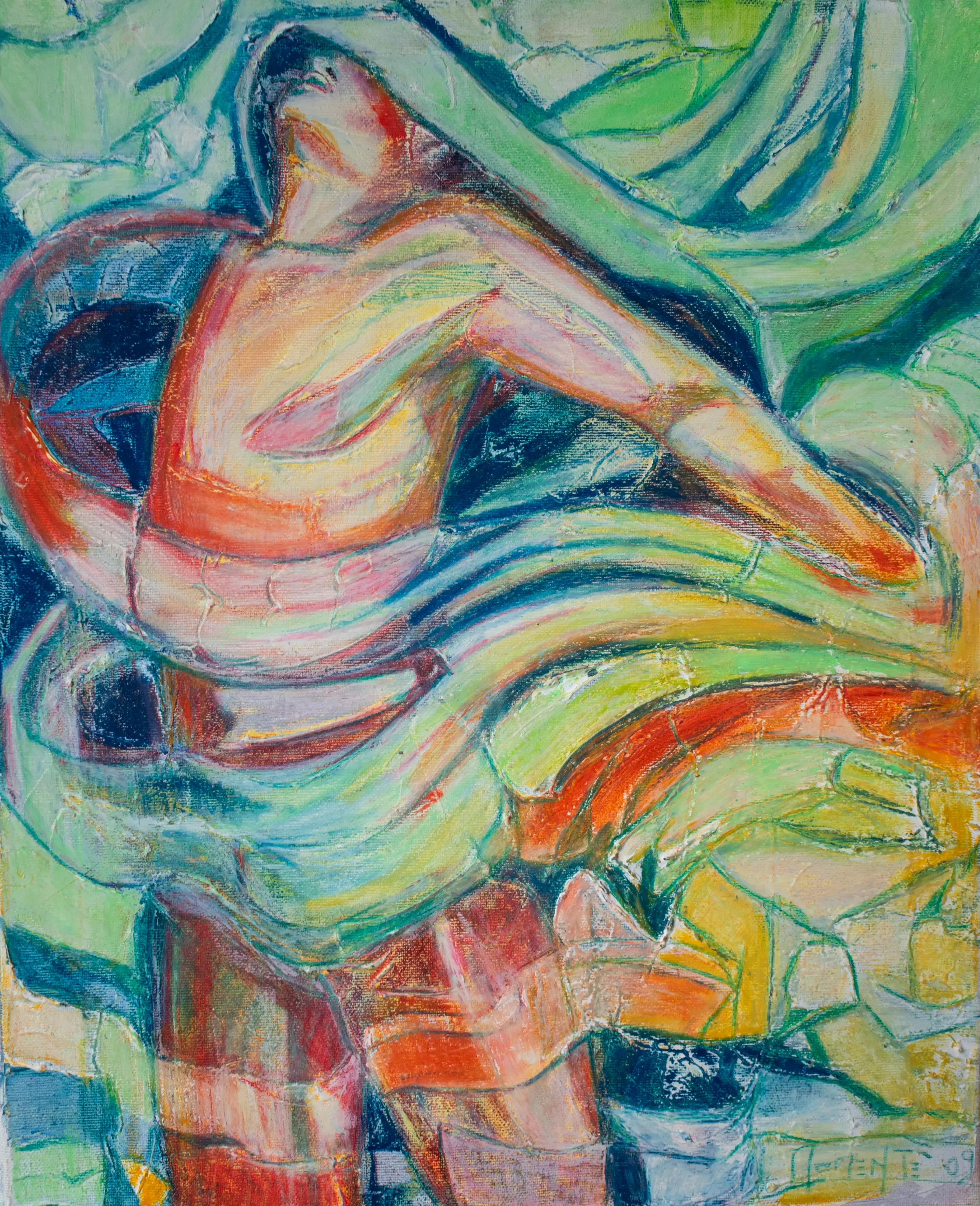 Quadro Icaro di Paola Momentè