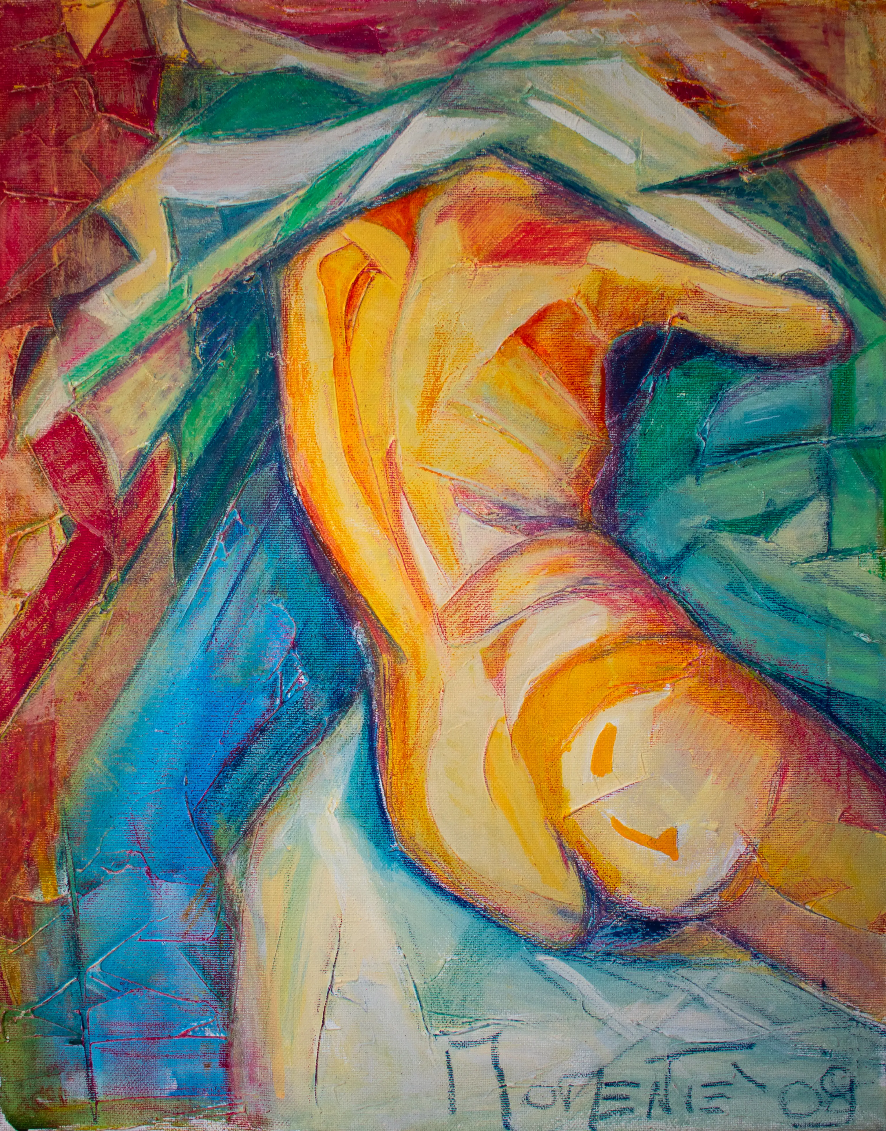 Quadro Nudino Di Schiena di Paola Momentè